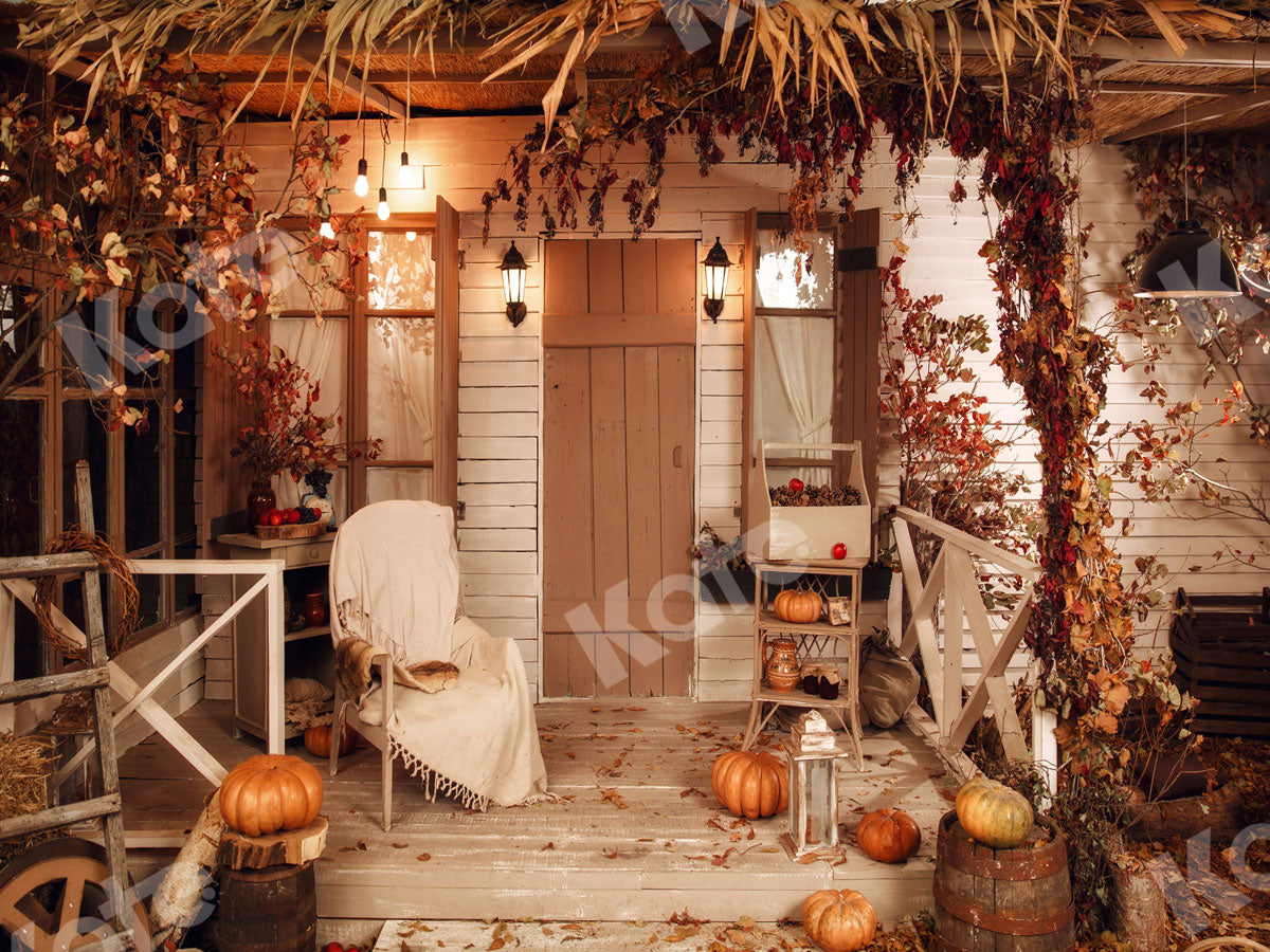 kate 紅葉写真のカボチャ感謝祭の背景