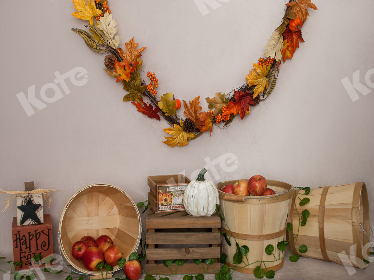 kate 写真撮影のための幸せな秋の感謝祭の背景 によって設計されたAlisha Byrem