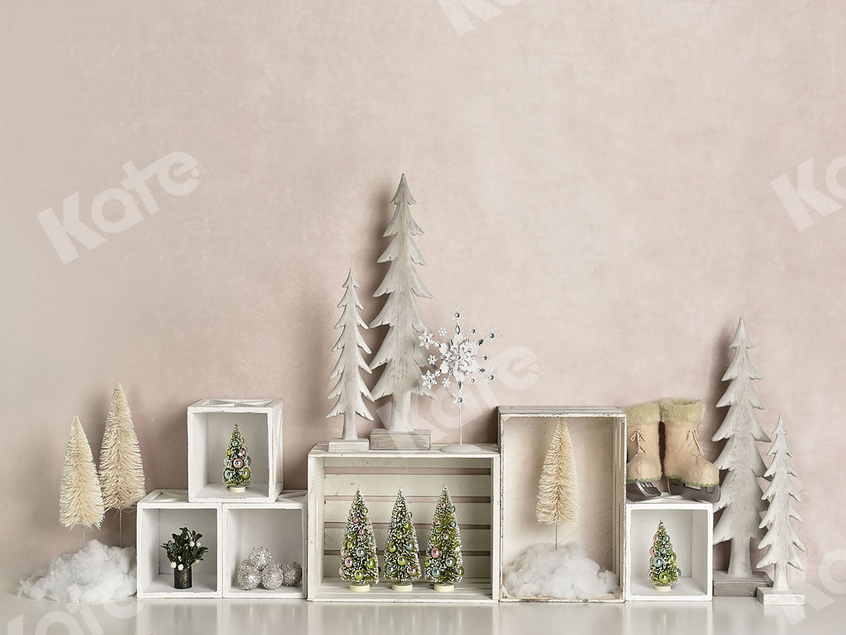 Kateクリスマスツリーウッドボックス写真の背景によって設計されたMandy Ringe Photography