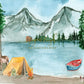 Kate 湖畔のおでかけ背景布