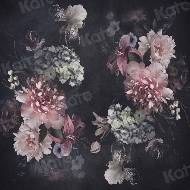 Kate写真撮影のためのファインアート花の大きな花の背景