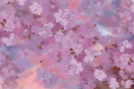 kate 写真撮影のためのファインアート油絵スタイルの花の背景