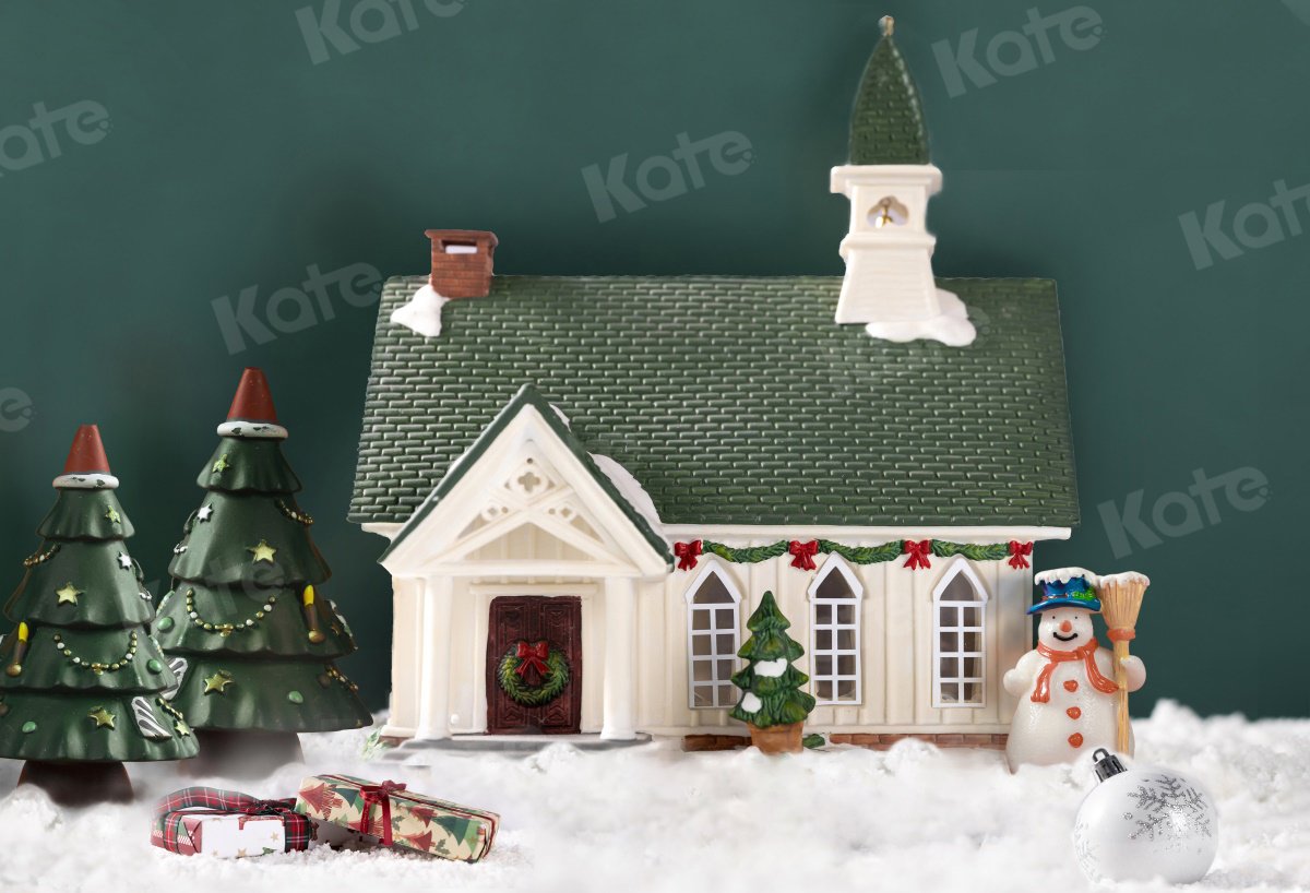 kateクリスマスハウス冬の撮影背景