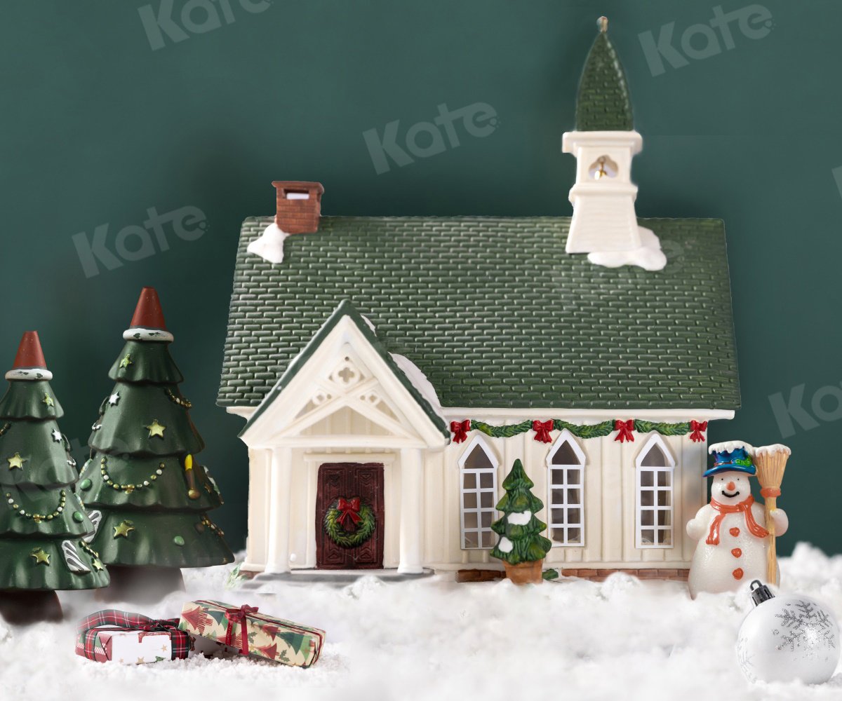 kateクリスマスハウス冬の撮影背景