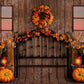 Emetselchによって設計されたkateつの秋のカボチャ自由奔放に生きる背景木板