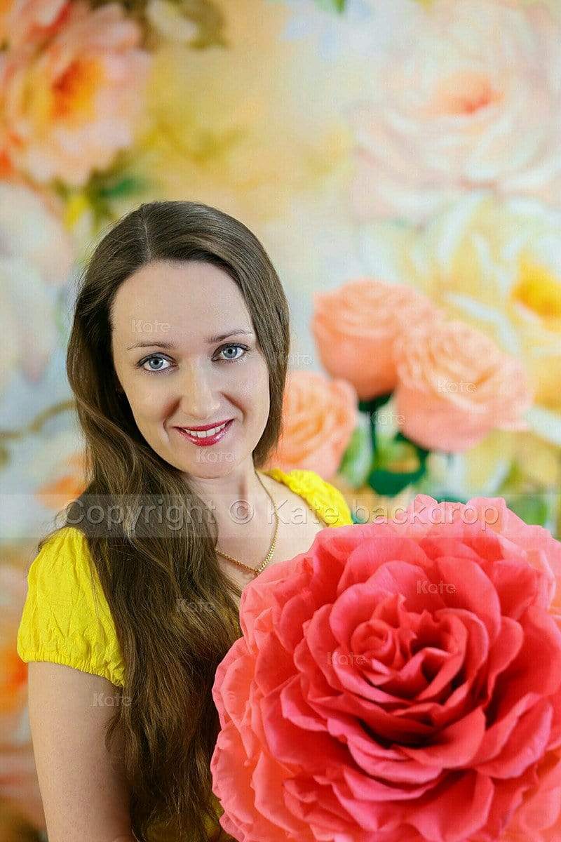 Kate 黄色い花の背景写真母の日の背景