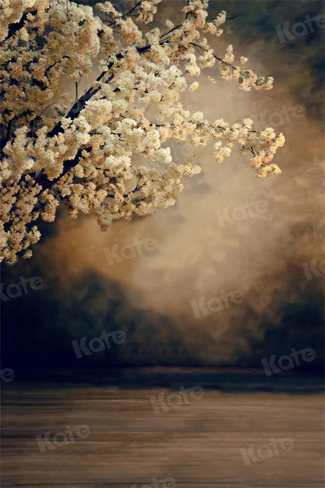Kate 写真撮影のための花の背景を持つ抽象的な背景