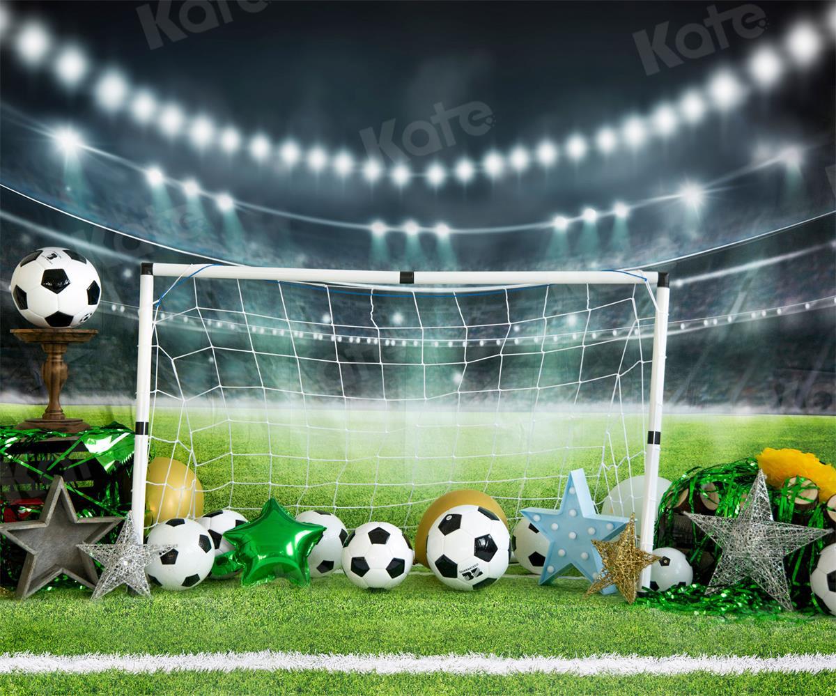 写真撮影のためのkateスポーツサッカーの試合の背景