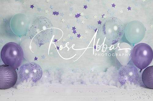 Kate子供のケーキスマッシュバルーンデコレーション背景の誕生日Rose Abbas設計