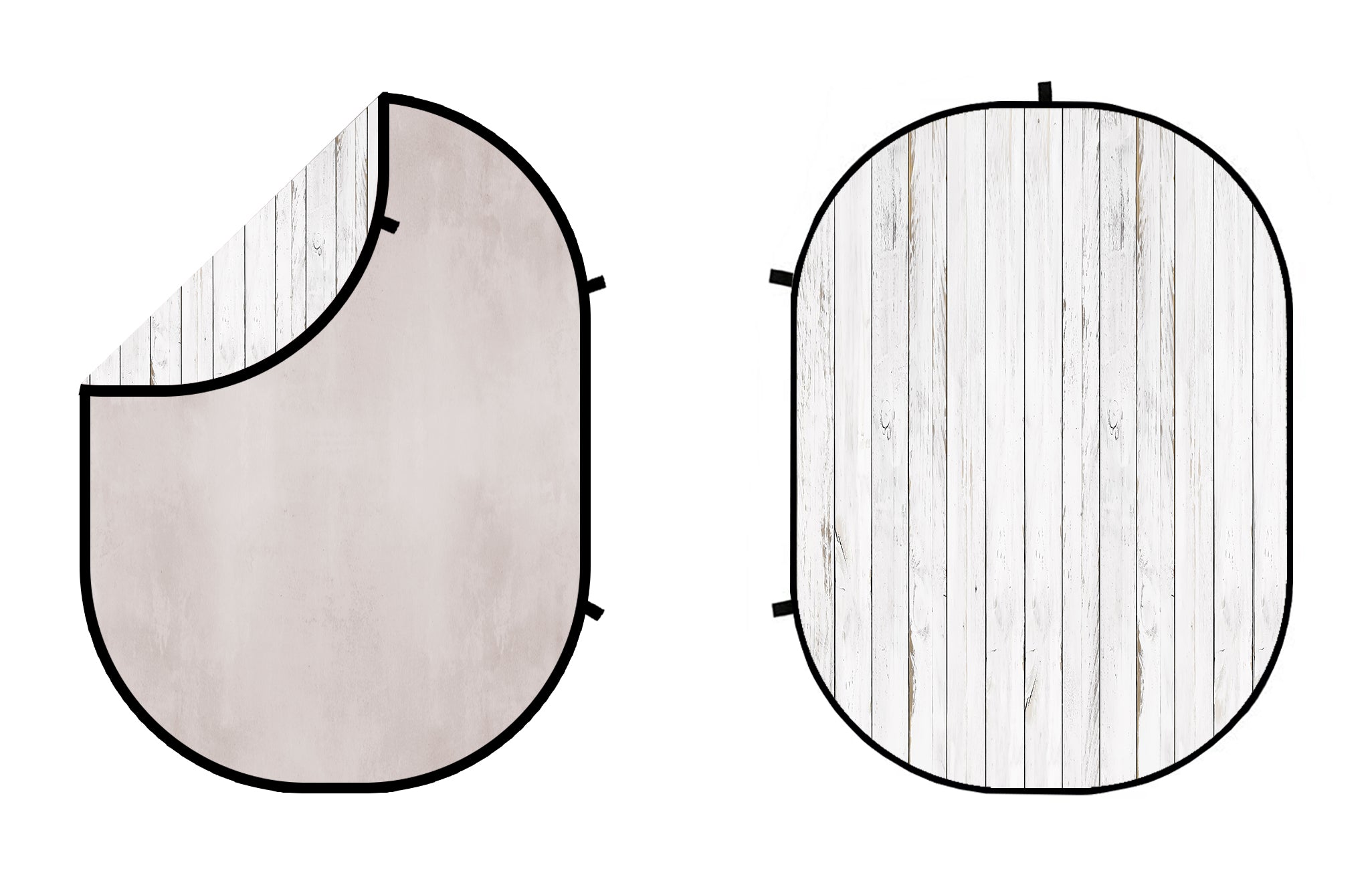 Kateロータスピンク/無垢材ホワイトウッド板折りたたみ可能な背景