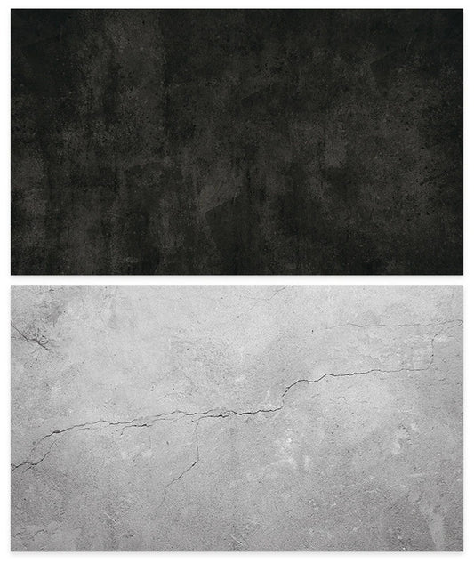 Kate 57x87cm 写真撮影のための防水の白/灰色の大理石の両面紙の背景