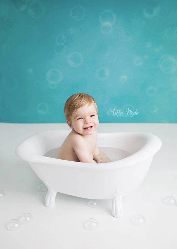 Kate 写真のベビーシャワーの泡の背景