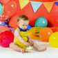Kate メインの1歳の誕生日の背景