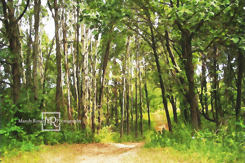 Kate夏の森の小道の背景Mandy Ringe設計