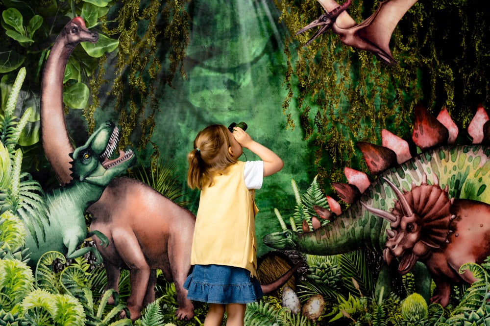 Kateジャングルアドベンチャー恐竜の背景Mandy Ringe設計