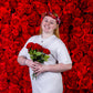 Kate赤いバラのバレンタインデーの花の写真の背景