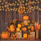 Kateハロウィーンのカボチャの背景の秋