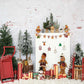 kateクリスマスプレゼントの背景雪の冬