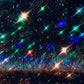 写真撮影のためにカラフルなケイト星空の背景