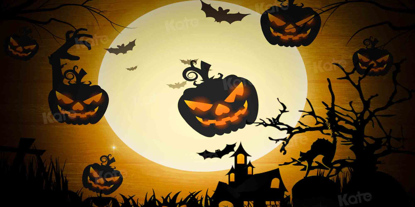 写真撮影のためのkateハロウィーンの背景カボチャの秋